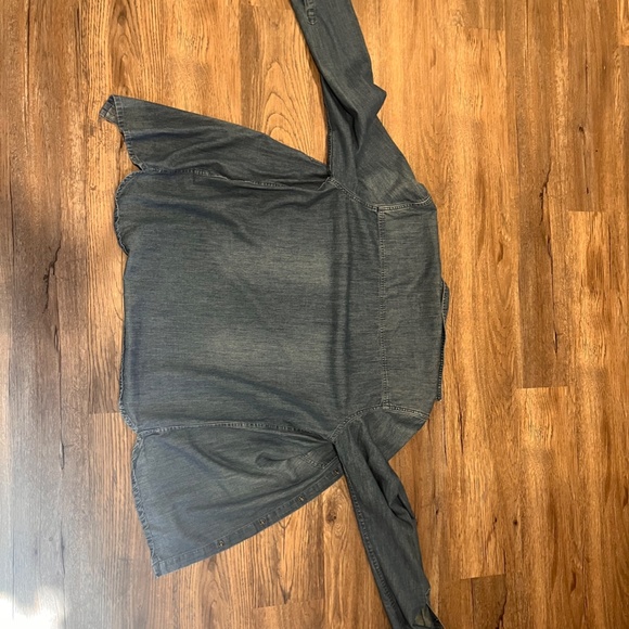 Mens Blue Denim Shirt - Picture 2 of 2